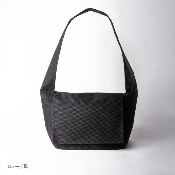 sasicco ショルダーバッグ30 白と黒の市松 | 三河木綿 刺子織 | タネイ  